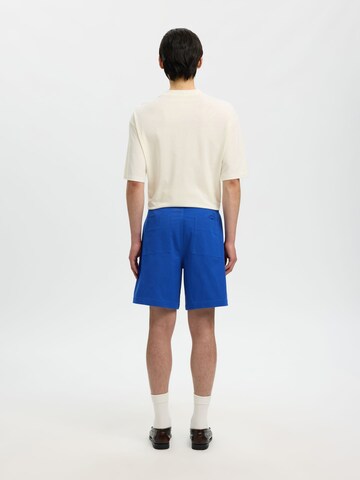 SELECTED - Loosefit Pantalón en azul