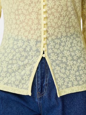 Giacchetta 'PCBaisy' di PIECES in giallo