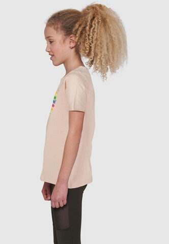 Merchcode T-Shirt 'Love Dots' in Pink