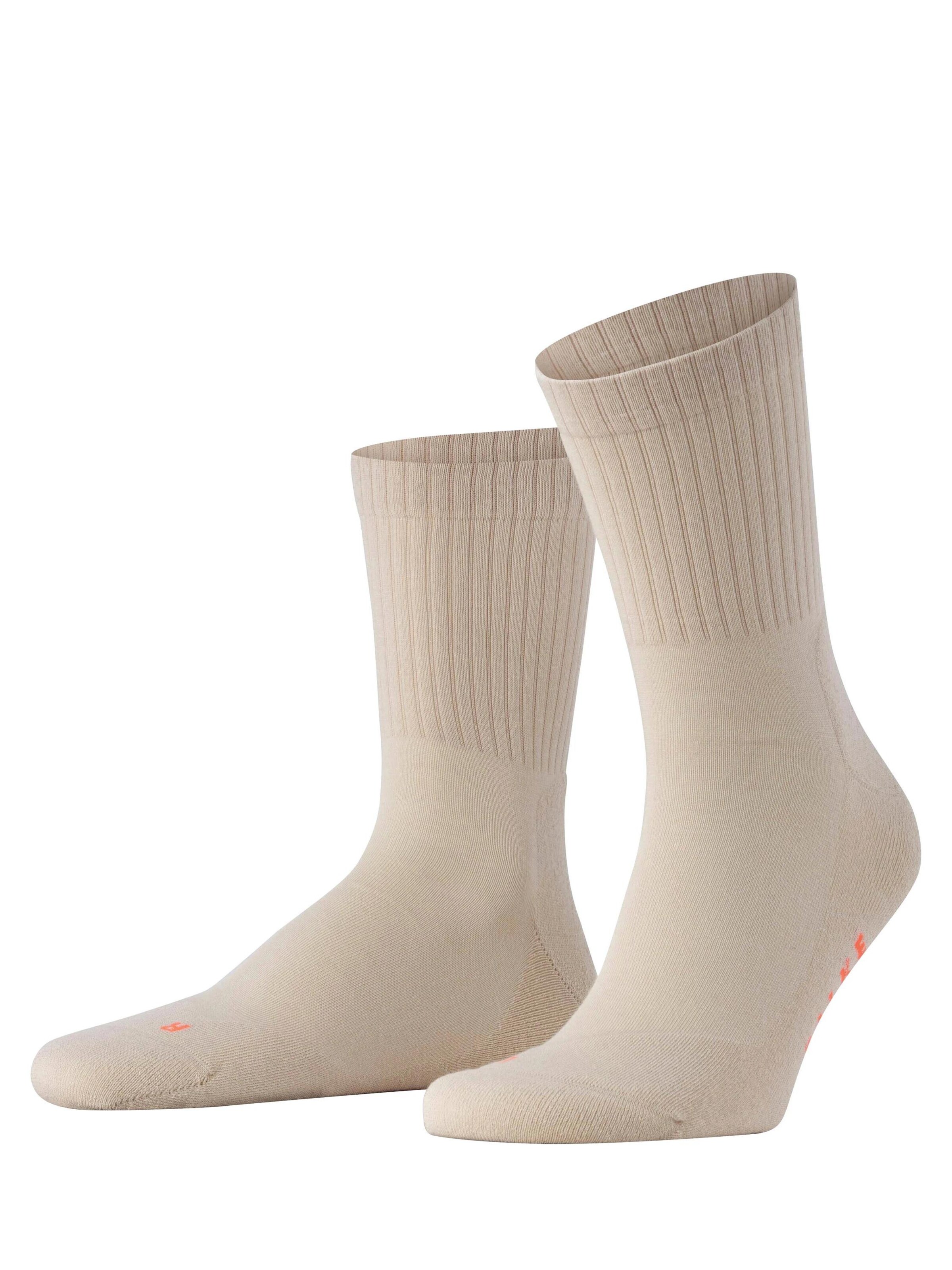 FALKE Run Rib Crew in Beige: Vorderseite