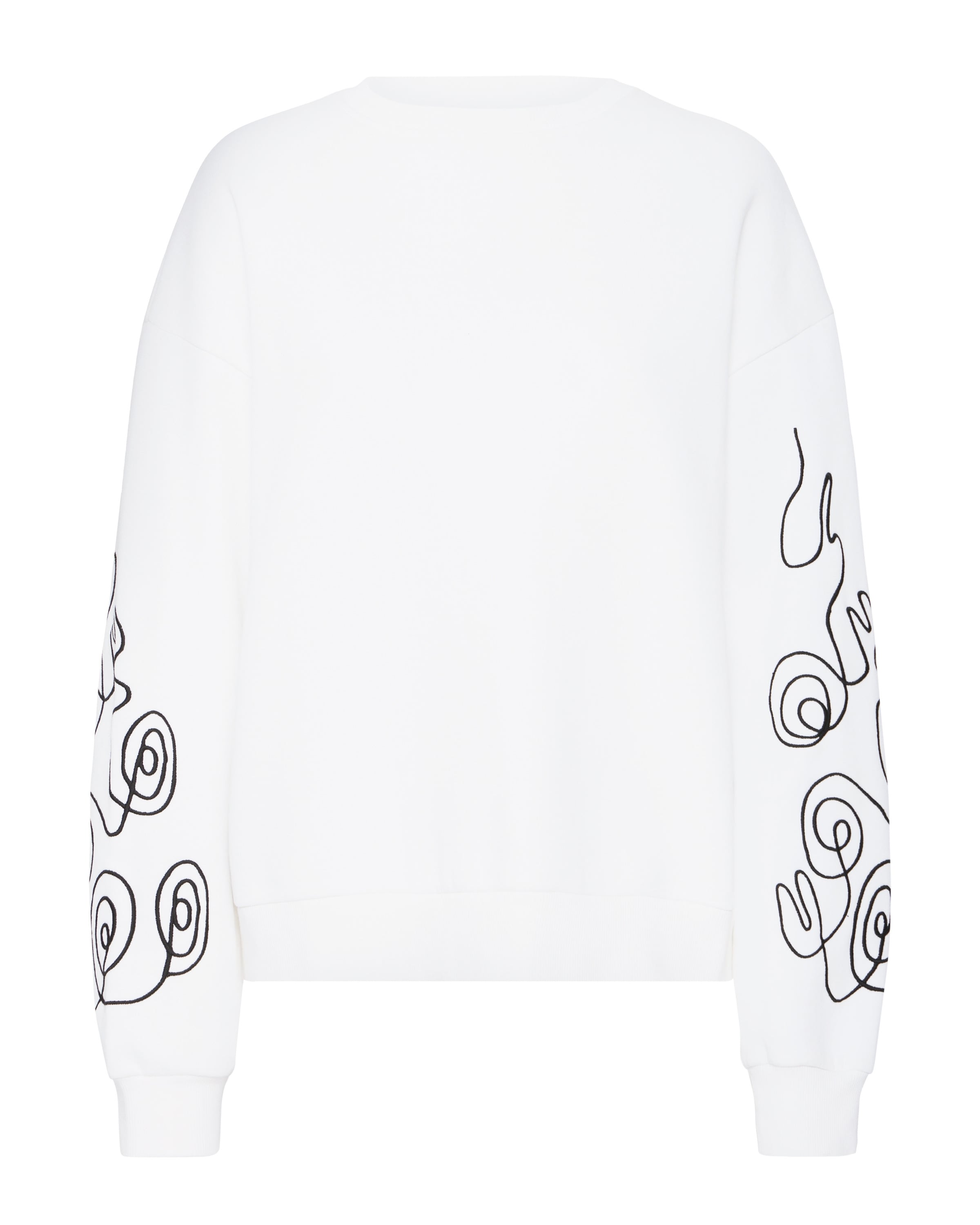 Pull-over b.young en blanc : devant