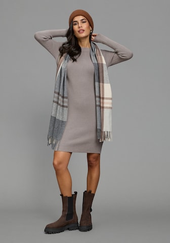 LAURA SCOTT Strickkleid in Beige