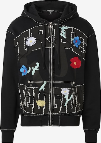 Veste de survêtement True Religion en noir : devant