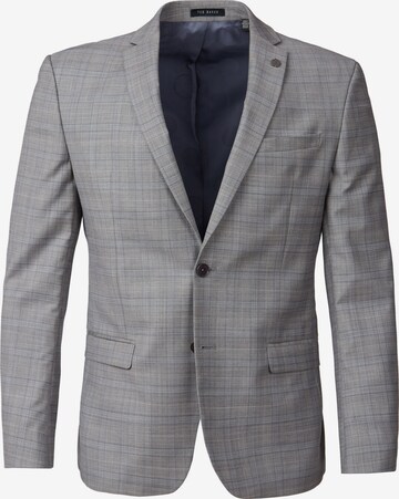 Coupe regular Veste de costume Ted Baker en gris : devant