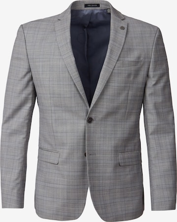 Coupe regular Veste de costume Ted Baker en gris : devant