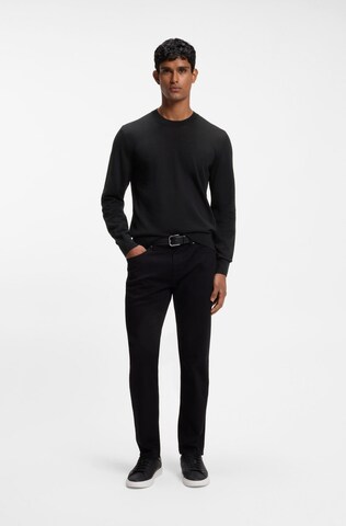 BOSS Sweater ' Leno ' in Black