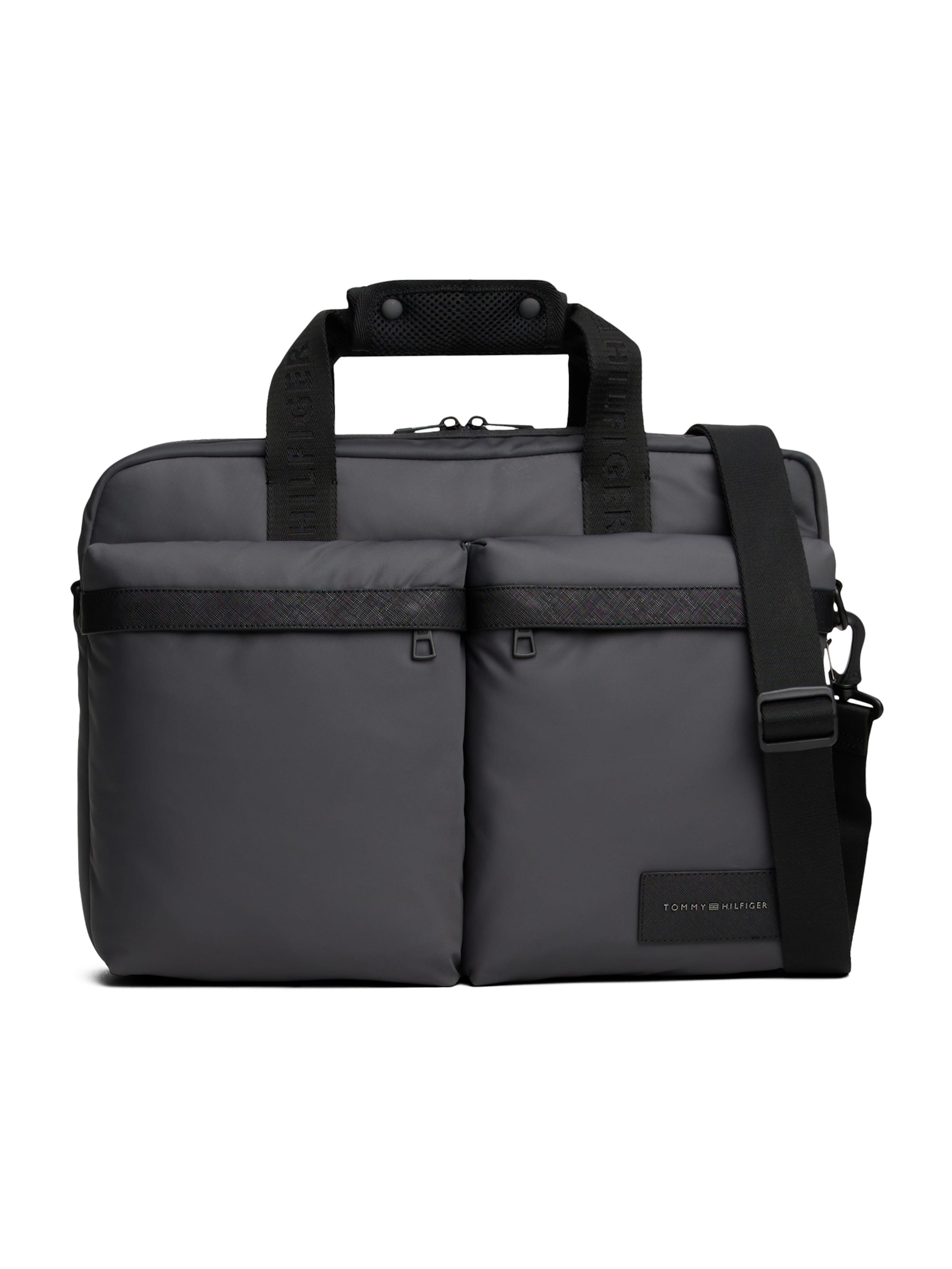 TOMMY HILFIGER Sac d’ordinateur portable en anthracite, Vue avec produit