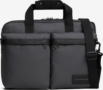 TOMMY HILFIGER Laptoptasche in Grau: Vorderseite