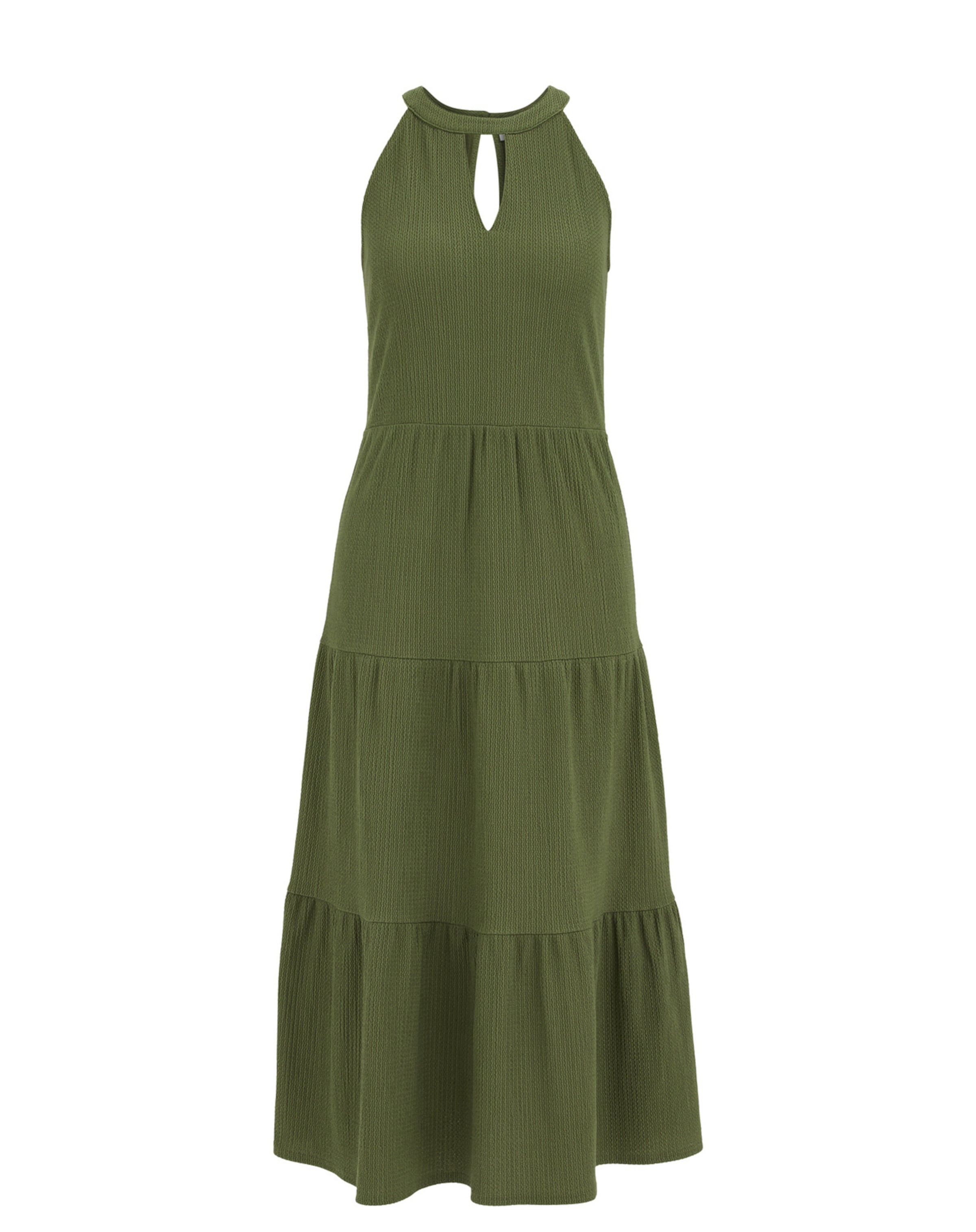 WE Fashion Kleid in Grün: Vorderseite