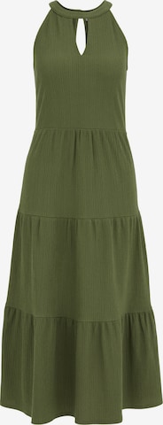 WE Fashion Mekko värissä vihreä: etupuoli