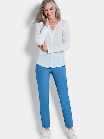Coupe slim Pantalon Goldner en bleu