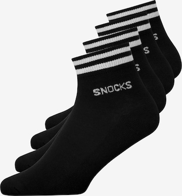 SNOCKS Socks in Black: front