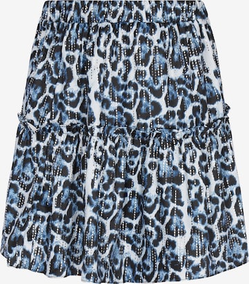 faina - Falda 'Festive' en azul: frente