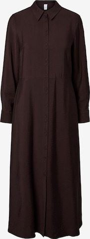 YAS Blousejurk 'YASSafera' in Bruin: voorkant