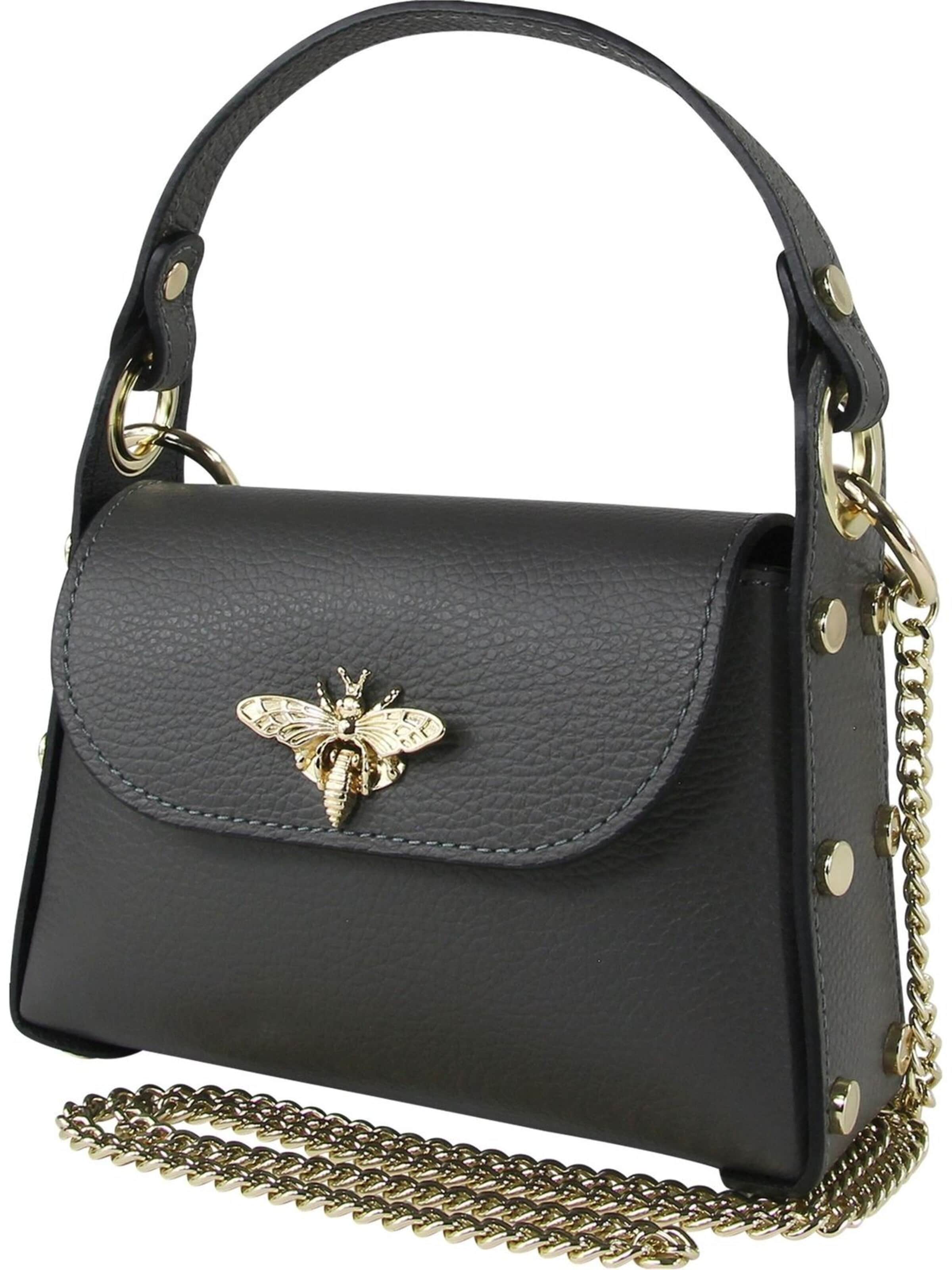Borsa a tracolla di Toscanto in grigio: frontale