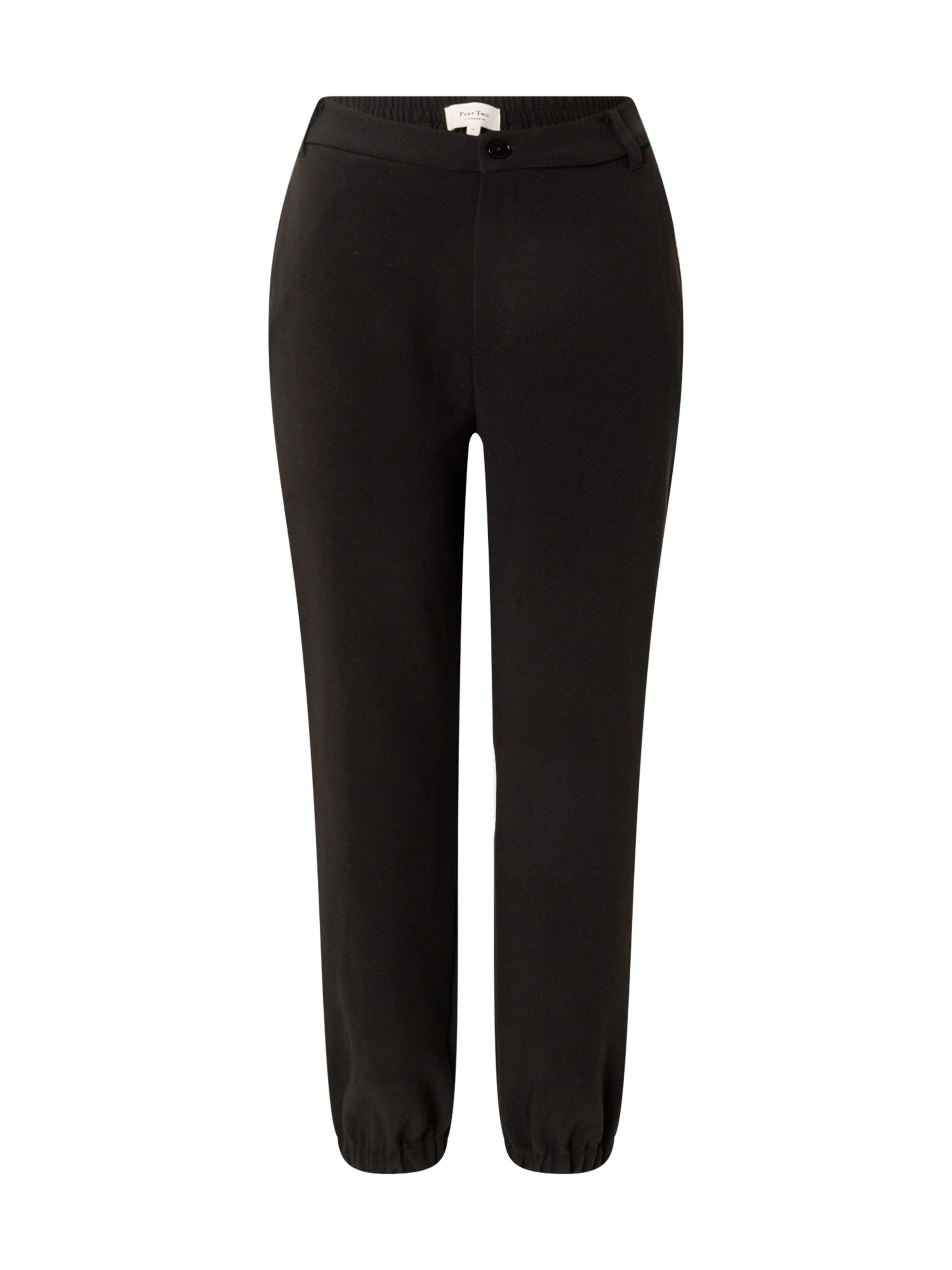 Part Two Alt kitsenev Püksid 'Katja', värv must: eest vaates