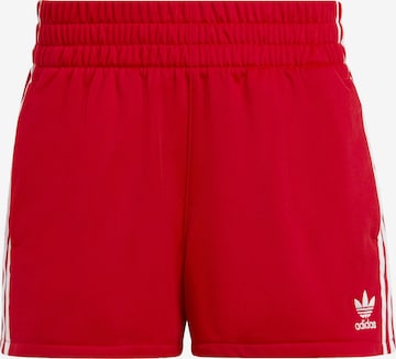 ADIDAS ORIGINALS Pants 'Adicolor' in Red: front