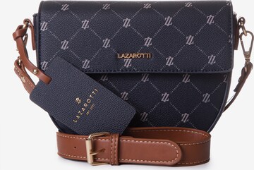 Lazarotti Crossbody Bag 'Palermo' in Blue: front