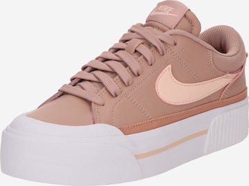 Nike Sportswear Trampki niskie 'Court Legacy Lift' w kolorze różowy: przód
