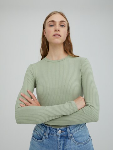 EDITED Shirt 'Ginger' in Green: front