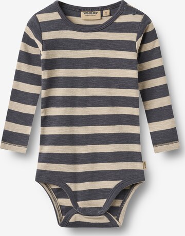 Barboteuse / body 'Freddie' WHEAT en beige : devant