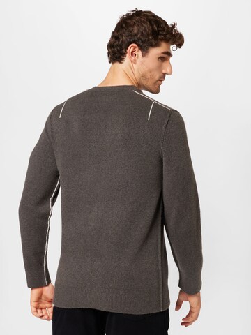 AllSaints Pullover 'STRIKE' in Braun