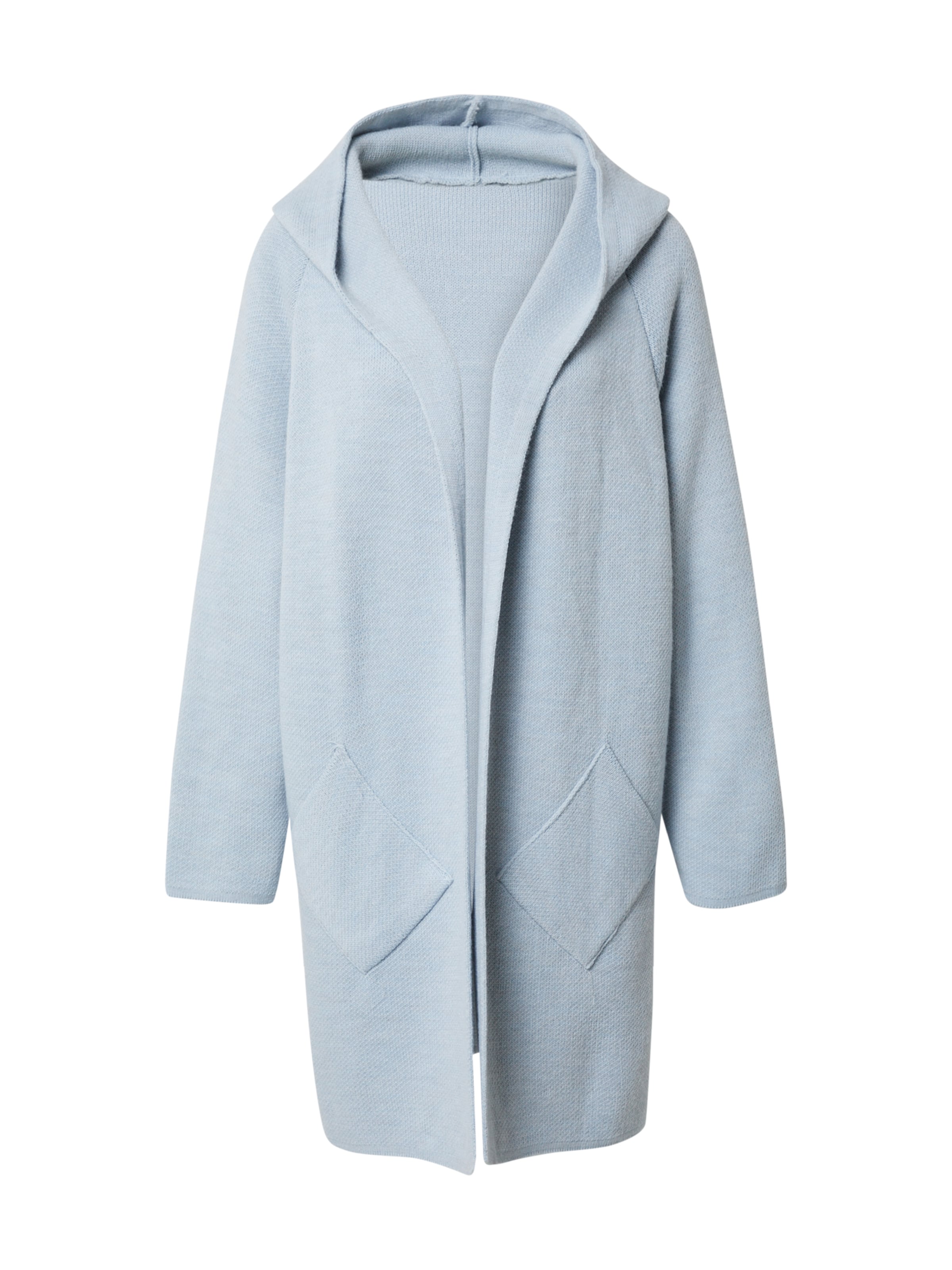 Zwillingsherz Lang cardigan 'Annabell' i blå: forside