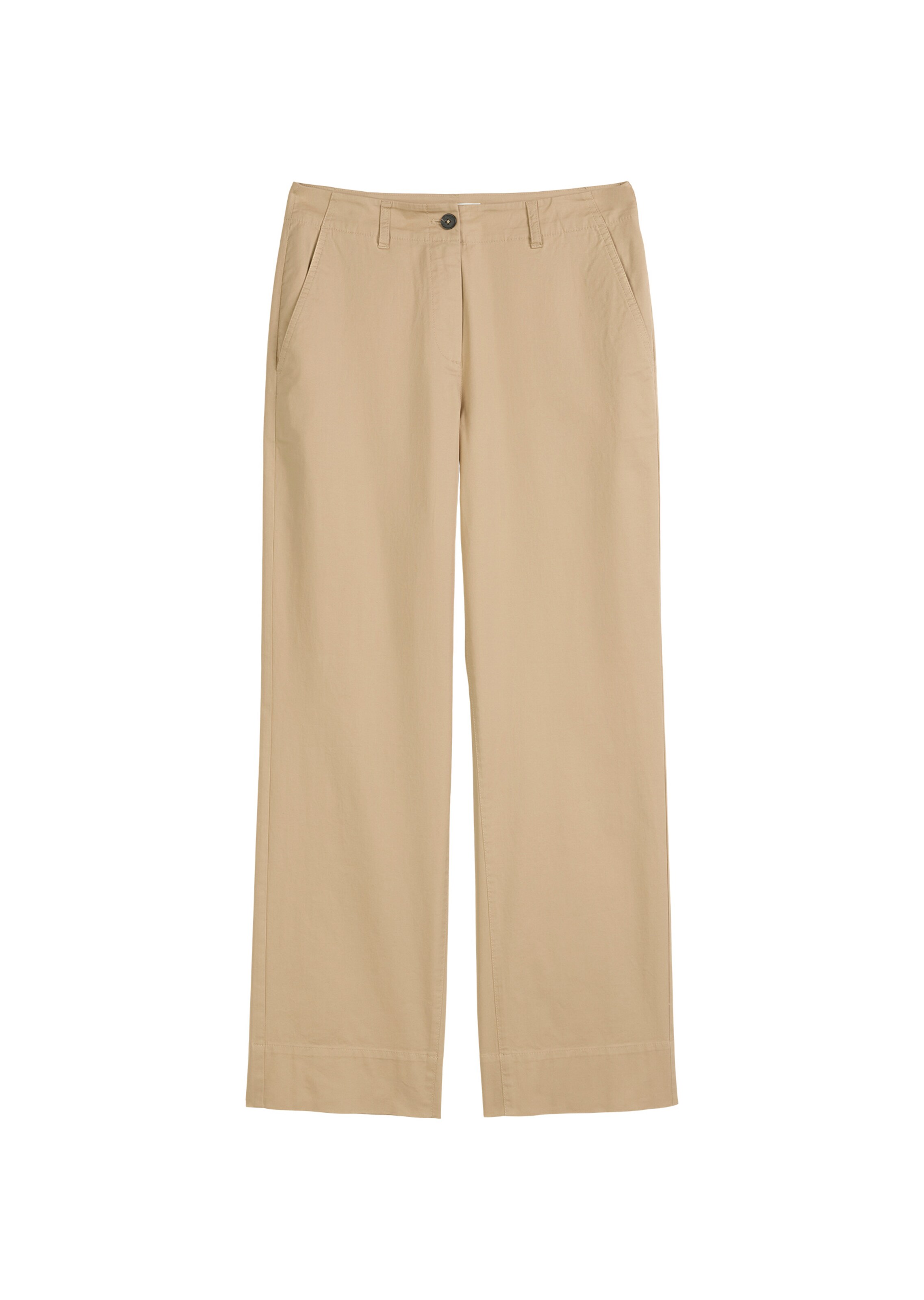 Marc O'Polo Loose fit Chino trousers in Beige: front