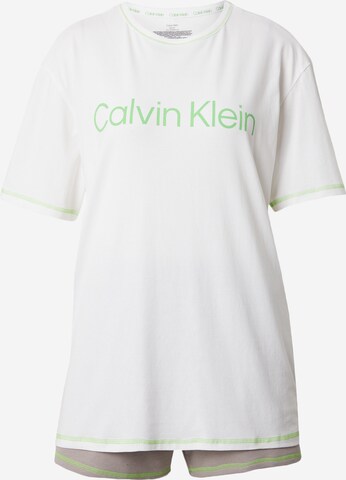 Shorty Calvin Klein Underwear en blanc : devant