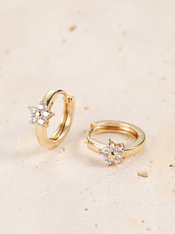 Dear Me Ohrringe 'Bloom Huggie'‌‌‌‌ in Gold