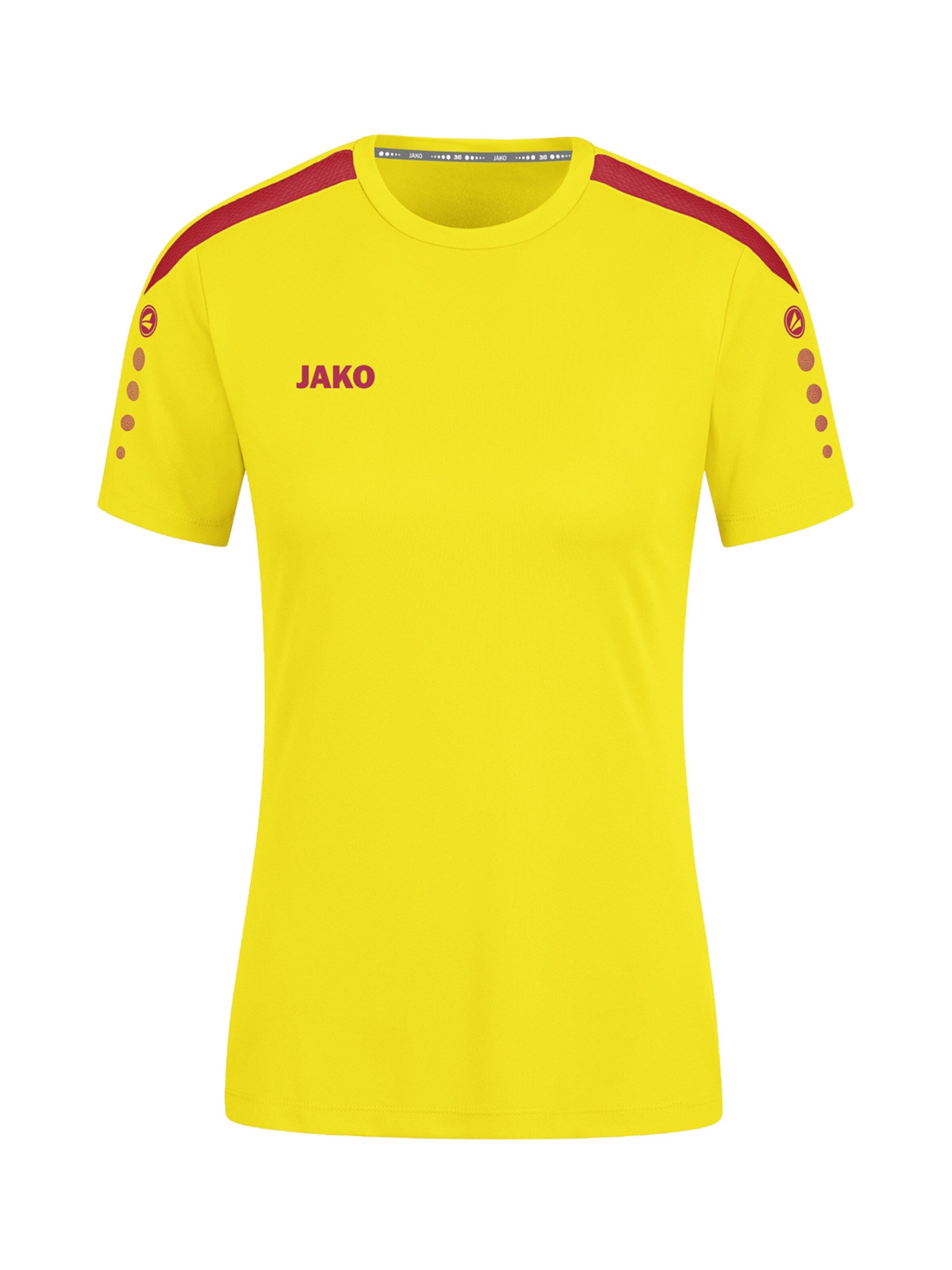 JAKO Performance Shirt in Yellow: front