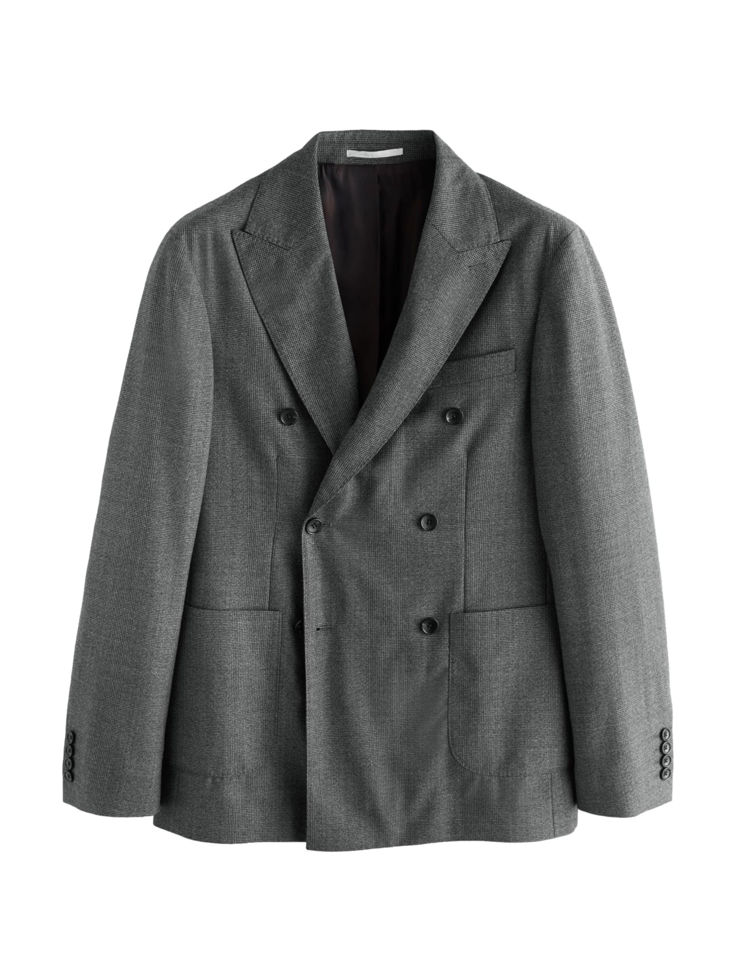 Coupe regular Veste de costume Next en gris : devant
