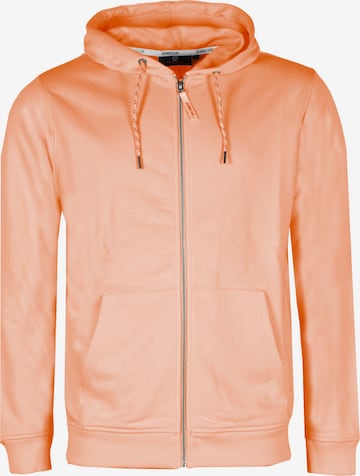 INDICODE JEANS Sweatjacke in Orange: Vorderseite