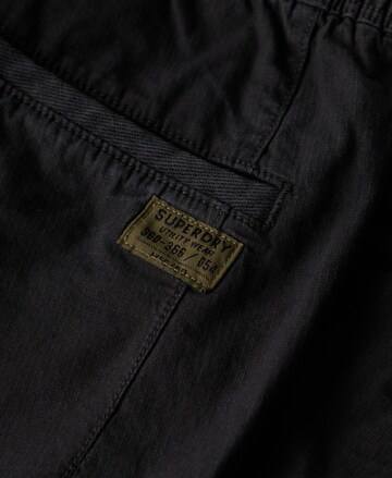 Superdry Regular Cargo Pants 'Para' in Black