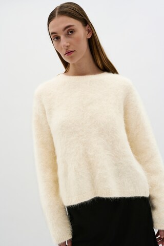 KAREN BY SIMONSEN Pullover 'Teoline' in Weiß: Vorderseite