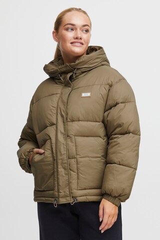 Oxmo Winter Jacket 'Joyce' in Brown: front