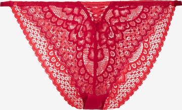 LASCANA - Braga 'LS straps riobrief' en rojo: frente