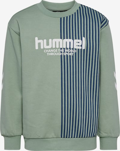 Hummel Sweatshirt in navy / grün / weiß, Produktansicht