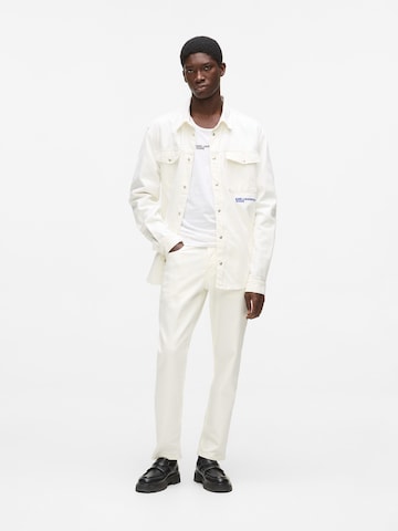 KARL LAGERFELD JEANS Regular Jeans i vit