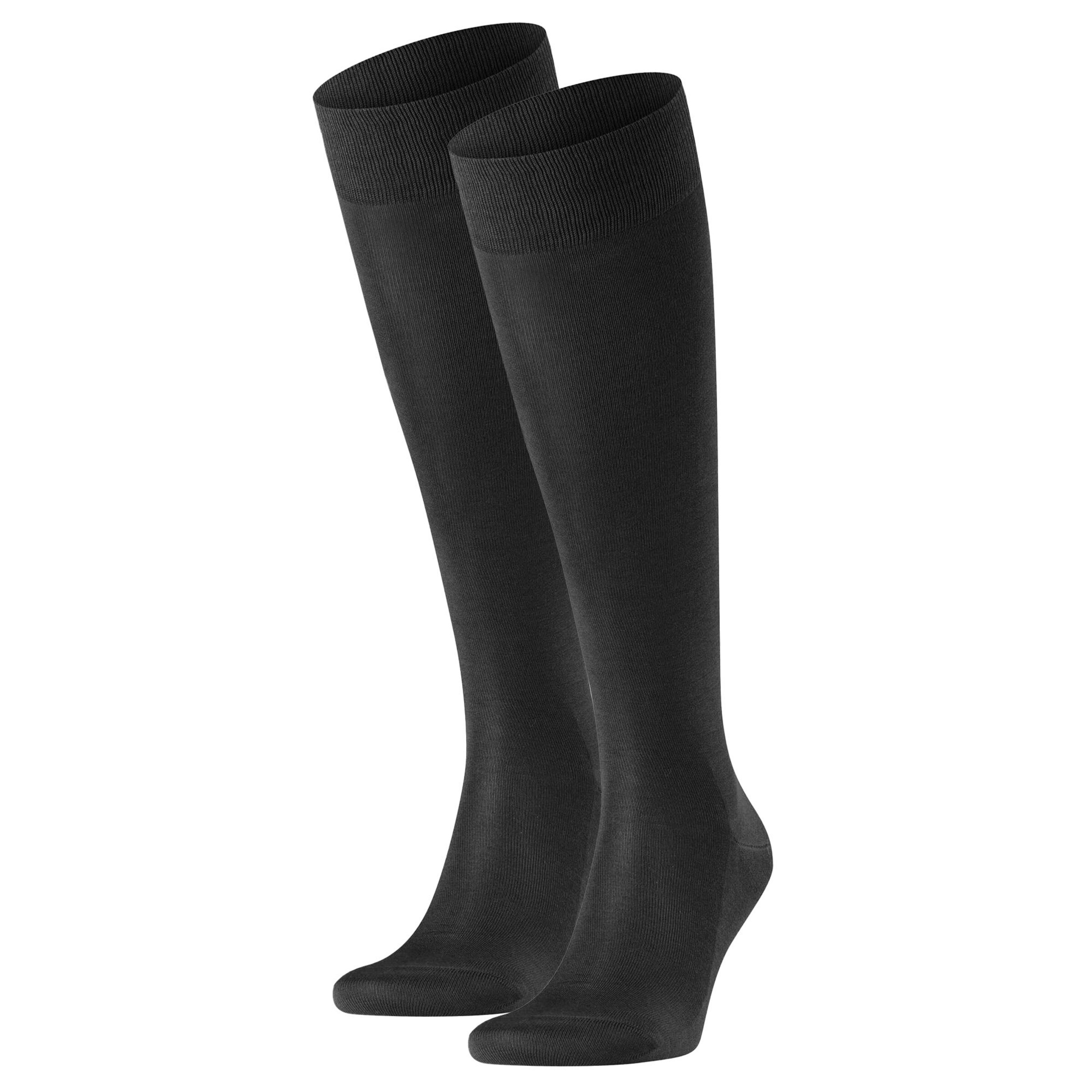 Chaussettes montantes FALKE en noir : devant