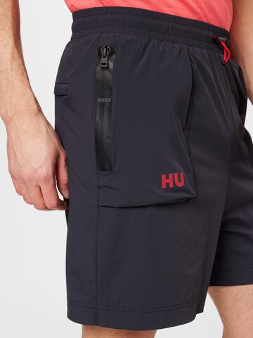 HUGO Red Regular Shorts 'Dorol' in Schwarz