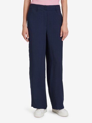 Betty & Co Loose fit Pants in Blue: front