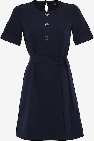 Awesome Apparel Dress in Blue: front