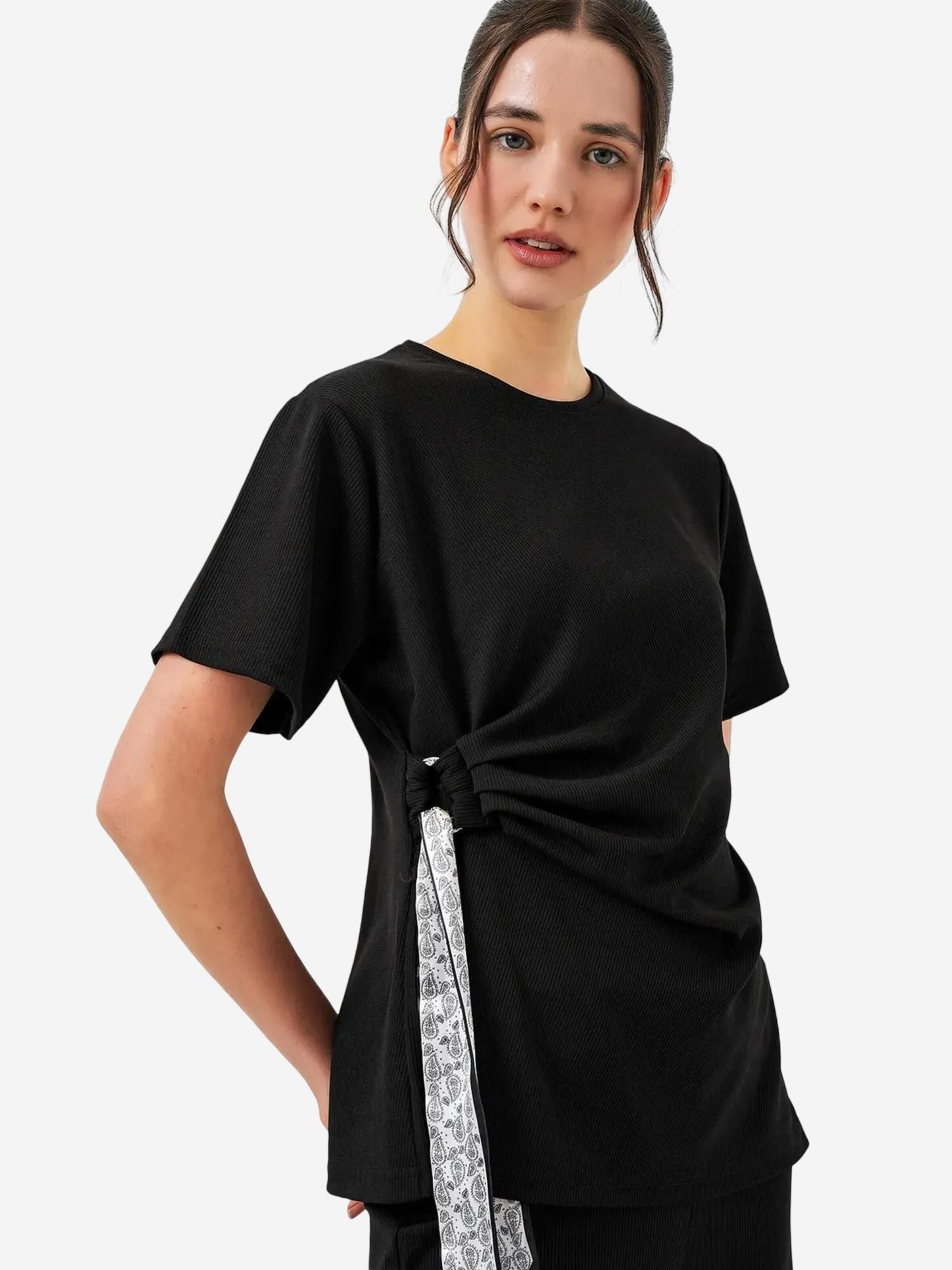 Pantalons de tailleur Bigdart en noir