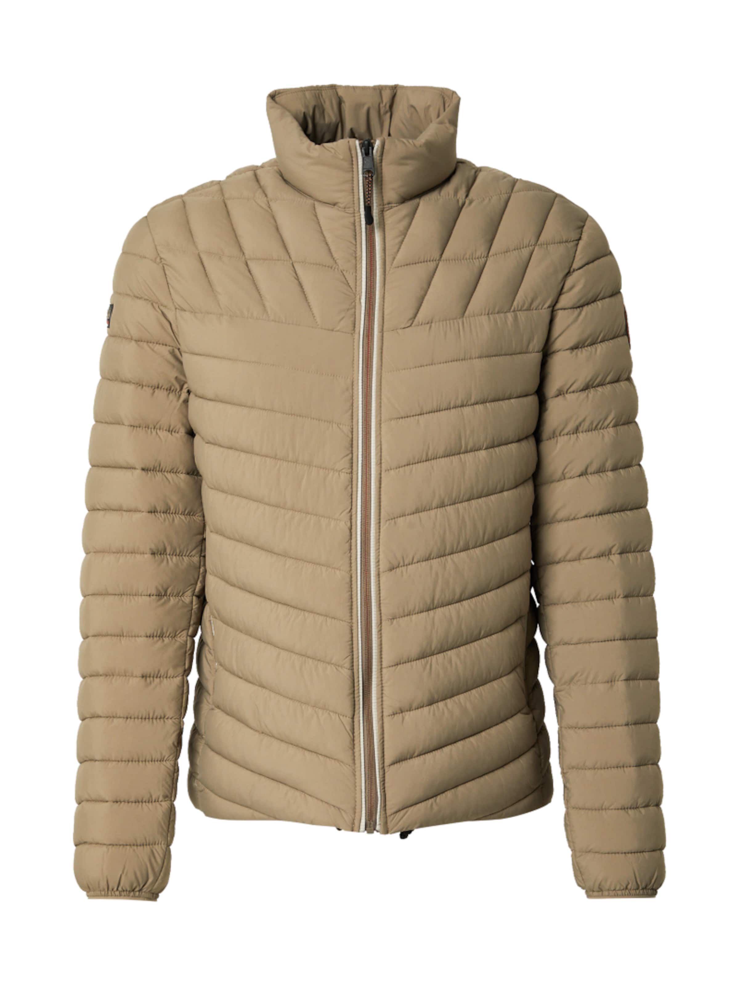 NAPAPIJRI Преходно яке 'A-LAPAZ' в бежово: отпред