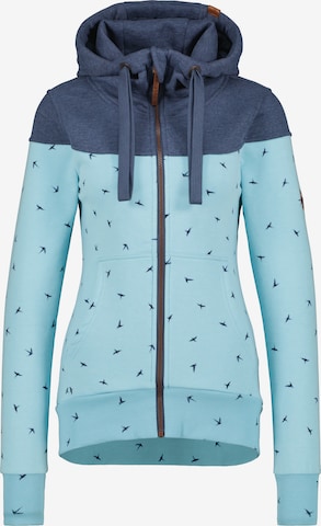 Alife and Kickin Sweatjacke 'PalinaAK' in Blau: predná strana