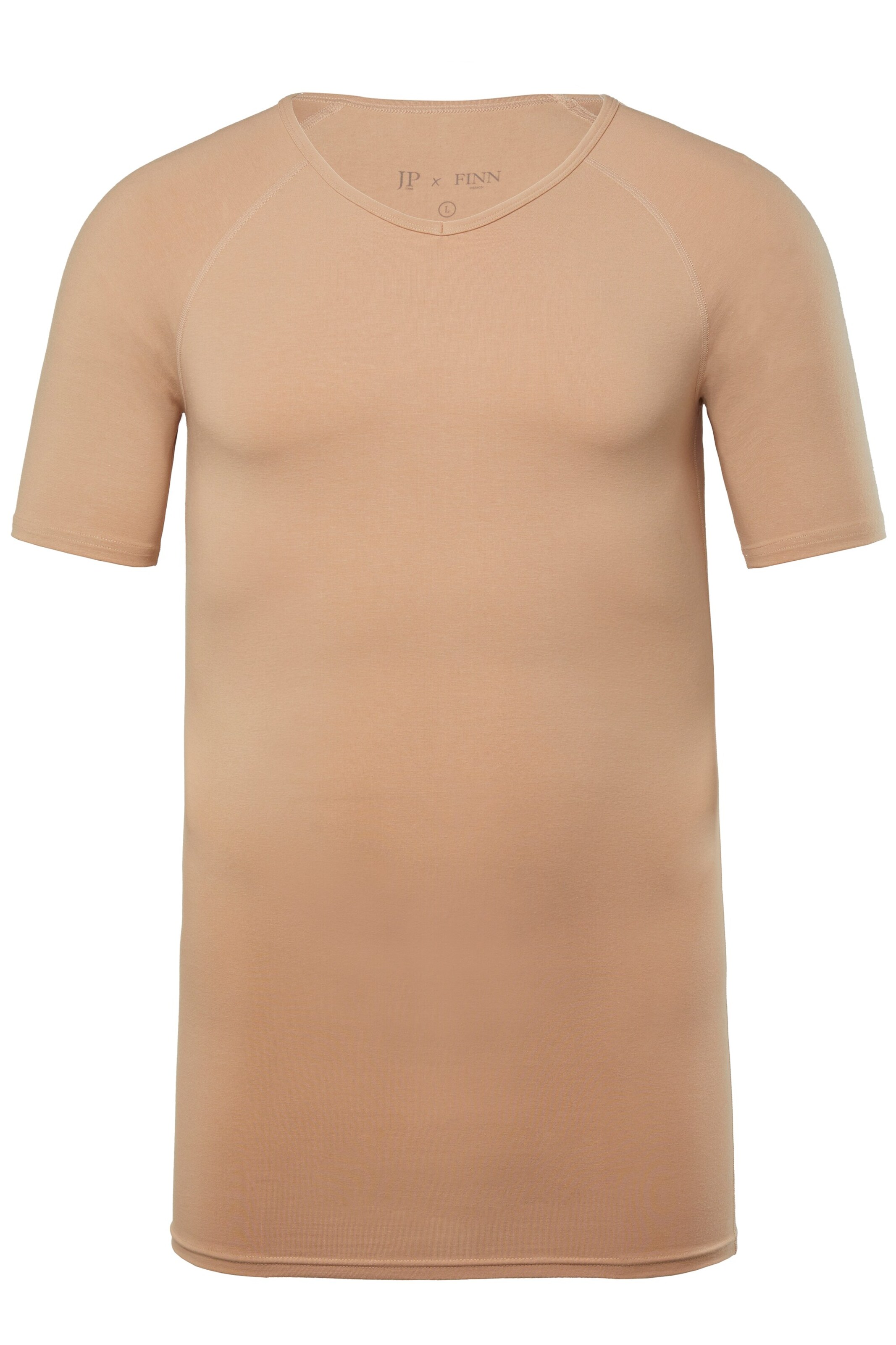 JP1880 Unterhemd in Beige: Vorderseite