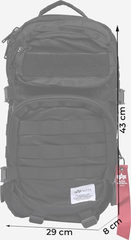 ALPHA INDUSTRIES Rucksack in Schwarz