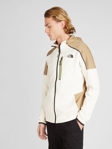 THE NORTH FACE - Sudadera con cremallera deportiva en verde: frente