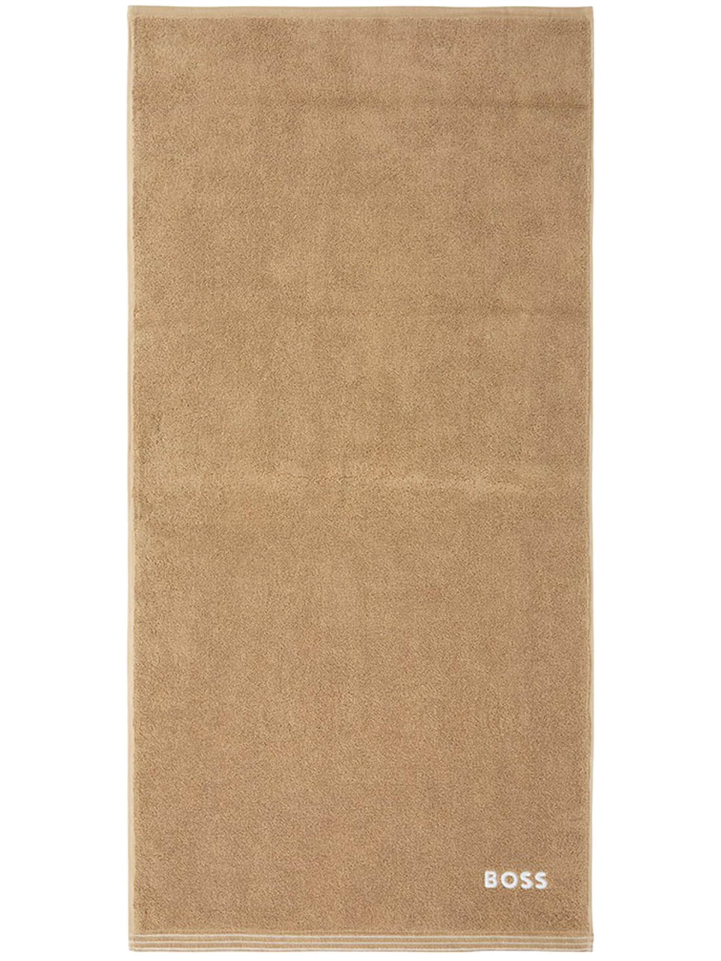 BOSS Home Towel 'EDGE' in Brown: front